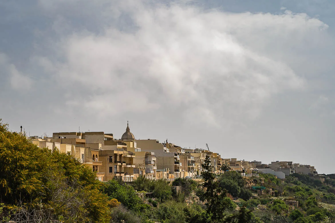 Panoramic view of Nadur.