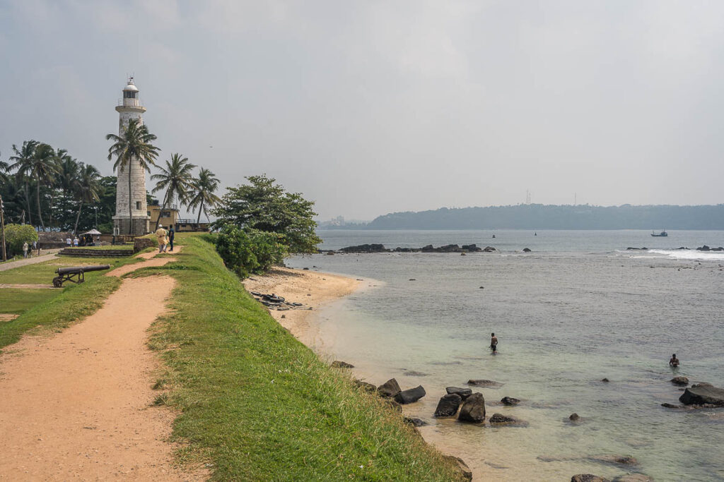Is Galle Worth Visiting? Uncovering Sri Lanka’s Mighty Fort The fort's southern rampart and the lighthouse in the background.