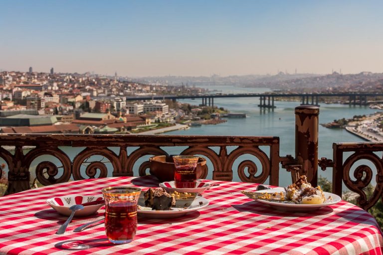 View from Pierre Loti Hill. Istanbul food guide: Sugar, spice and love.