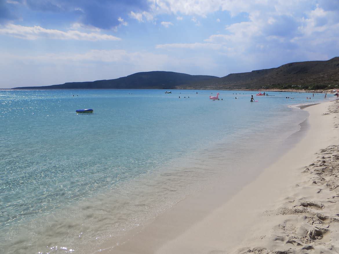This is a photo of Megalos Simos beach in Elafonisos, Greece.