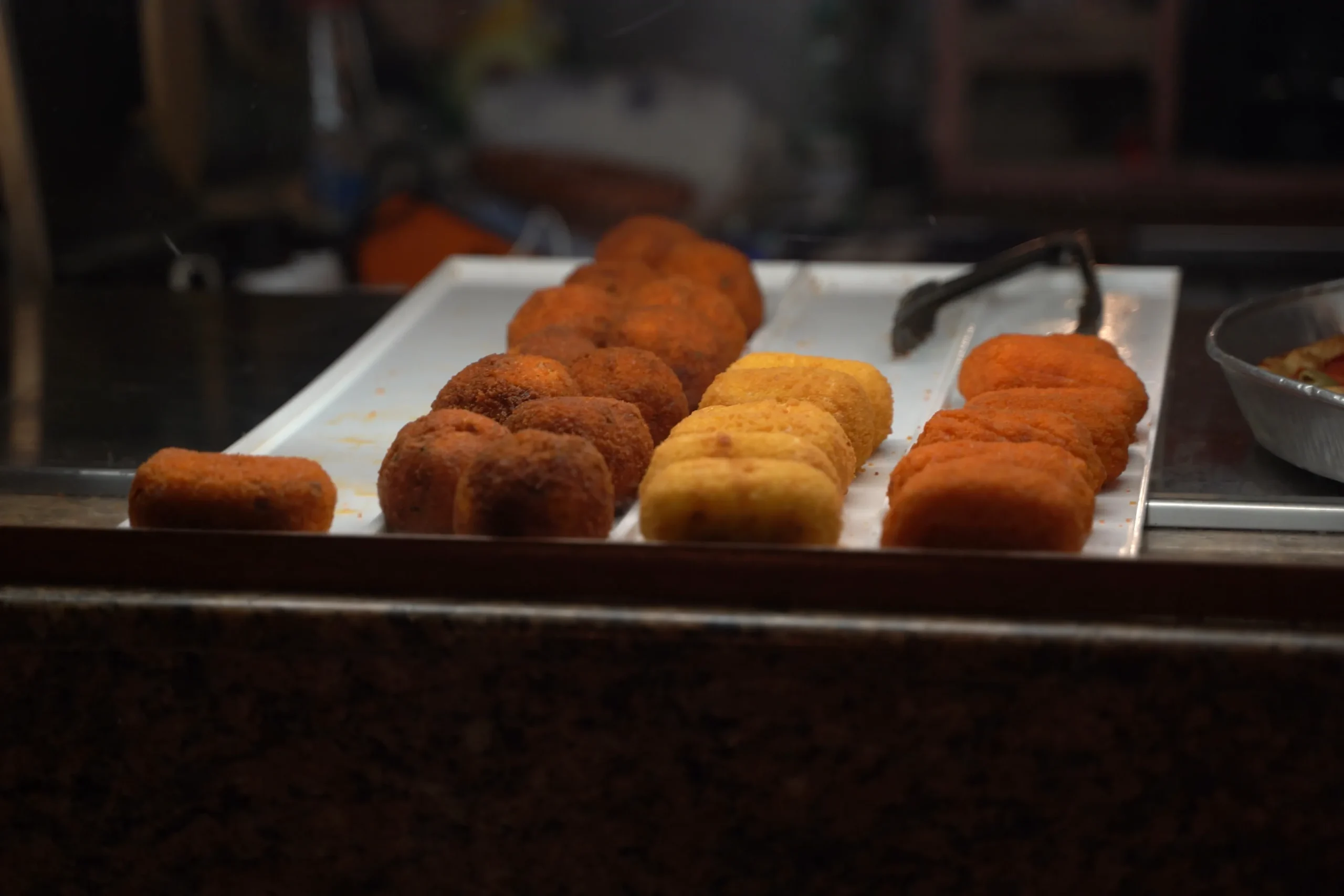 Various types of suppli on display.