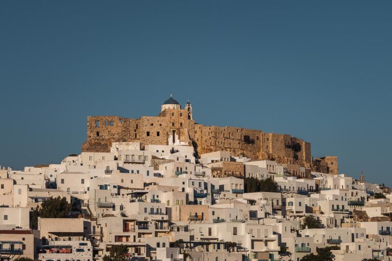 This is a close up of the golden castle as it soars above the whitewashed Chora. Nothing can get more iconic than that and this is why we've chosen this photo to be the featured image of our article What to do in Astypalaia Greece.